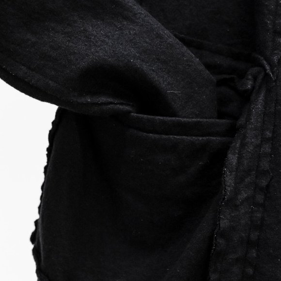 Rundholz Black Label Black Wool Distressed Evening Jacket - Picture 7 of 10